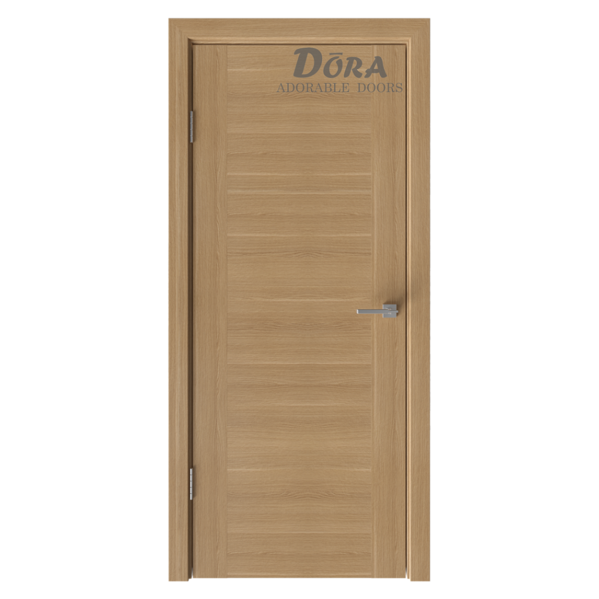 Dora Klasika D2, комплект фанерованной двери – полотно, коробка, 2 петли, глухое Dora Klasika D2, Ozols, Finierētu Durvju Komplekts - Vērtne, Kārba, 2 Eņģes, Pildītas, G60x200cm