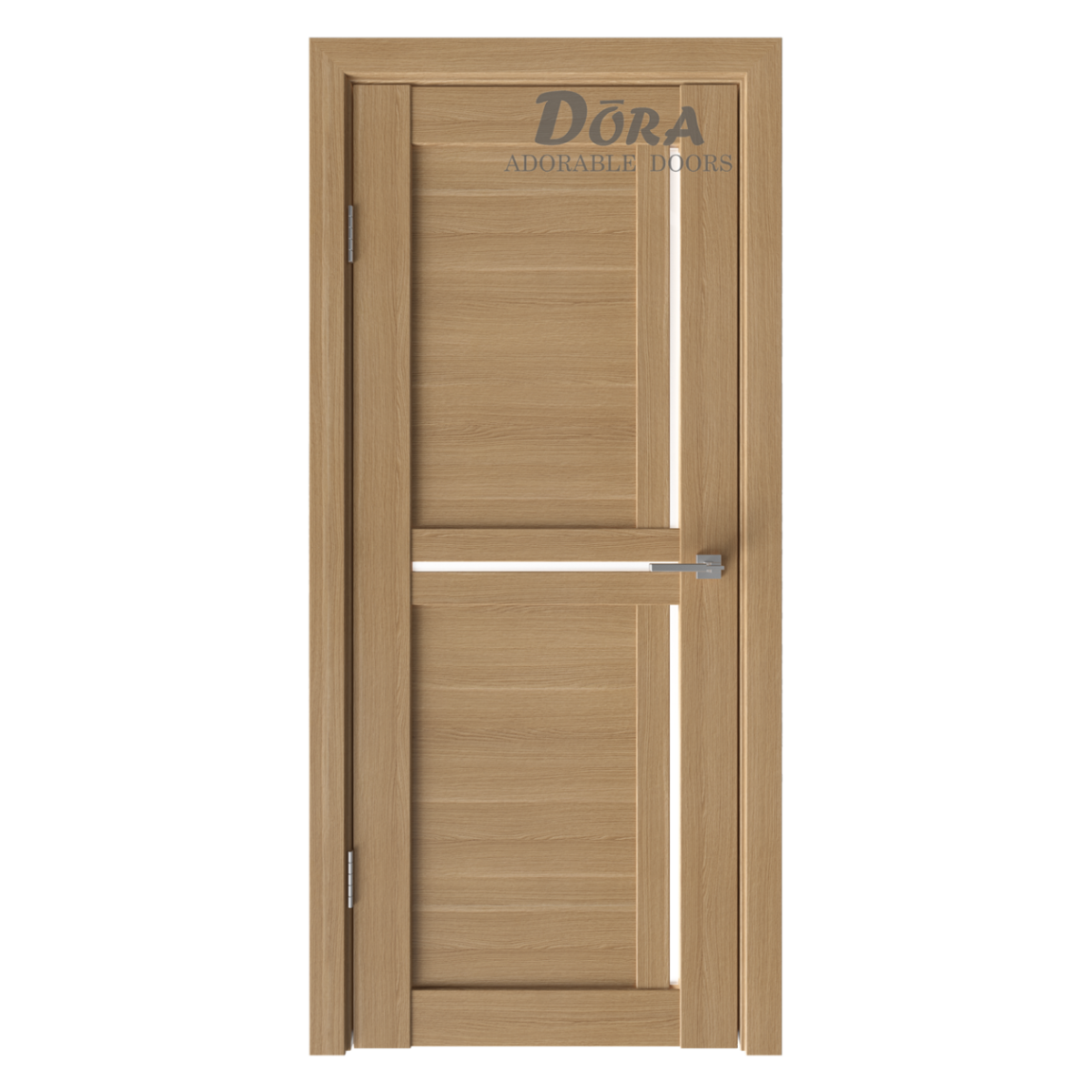 Dora Modern-3 D2, Finierētu Durvju Komplekts - Vērtne, Kārba, Slēdzene, 2 Eņģes