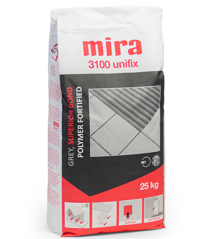 Mira 3100 плиточный клей с улучшенной адгезией (CT2), 25kg