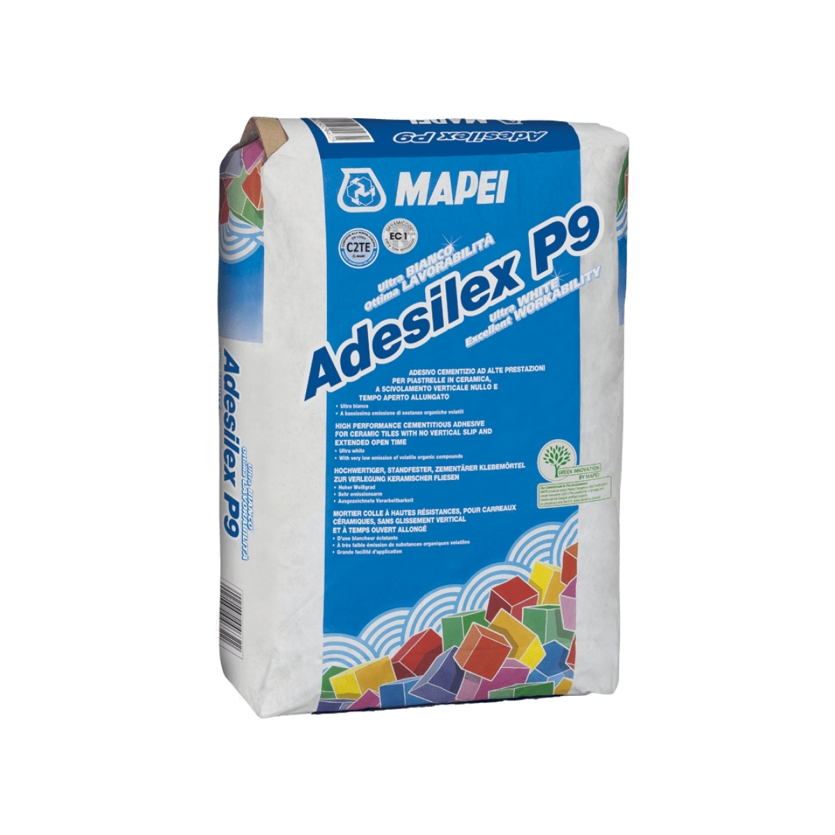 Mapei Flīžu līme (C2TE) Adesilex P9 balta