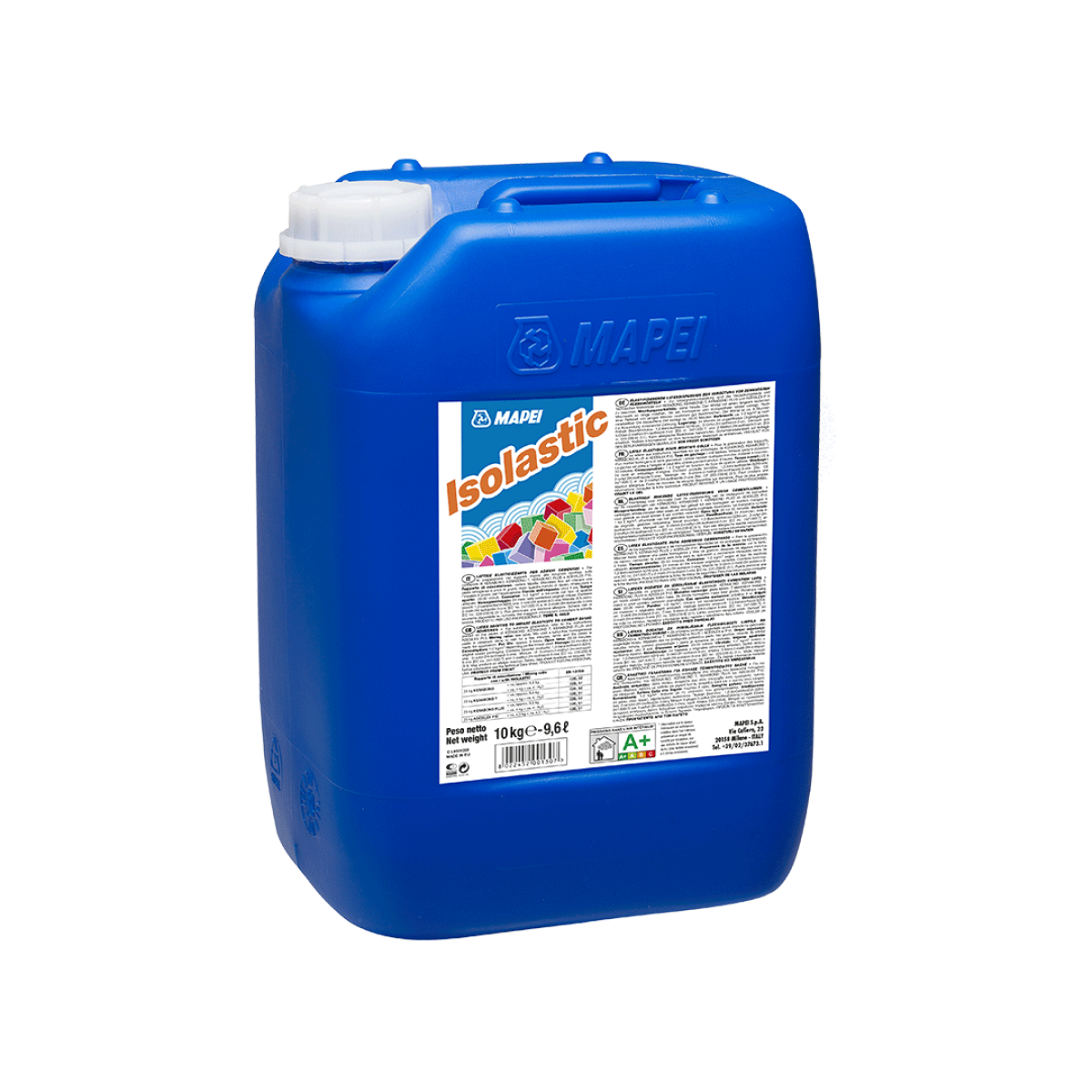 Mapei Латексная добавка для плиточных клеев Isolastic, 10 кг