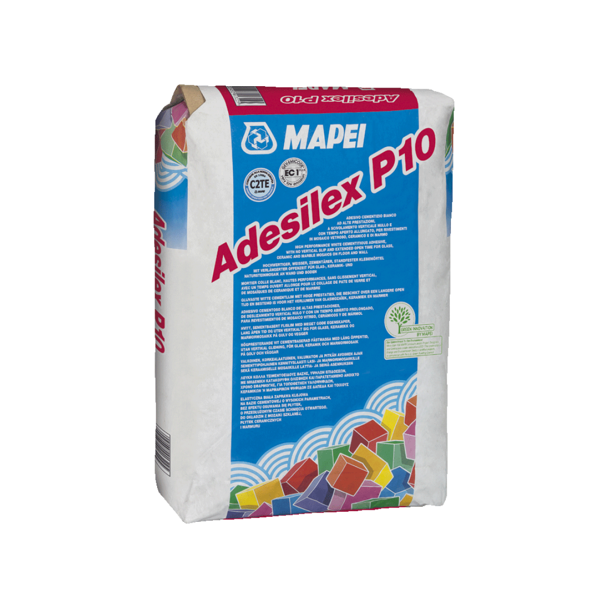 Mapei Flīžu līme mozaīkai (C2TE) Adesilex P10 balts, 25 kg