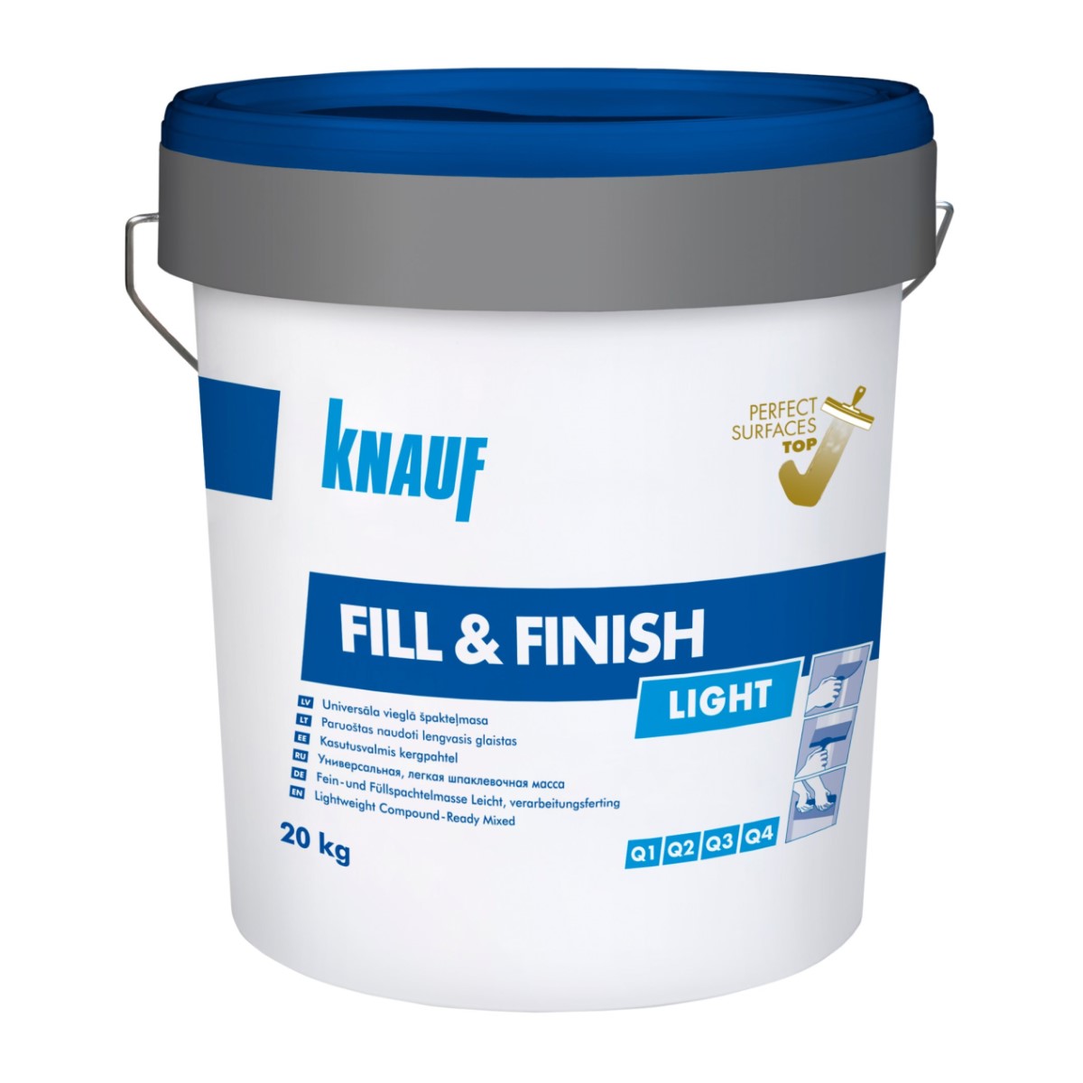 Knauf Fill & Finish Light gatavā vieglā špaktele