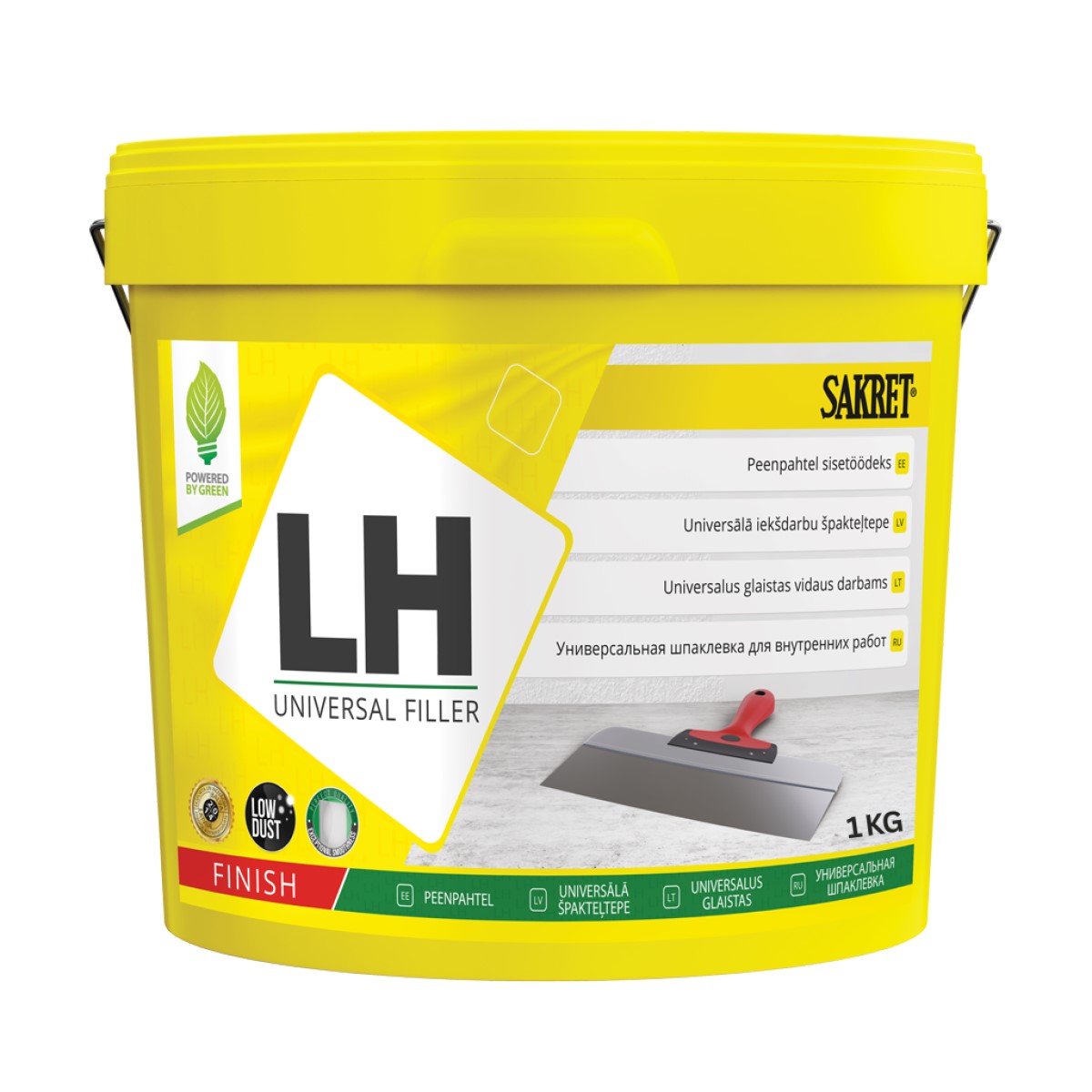 Sakret LH gatavā universālā nobeiguma špaktele iekšdarbiem