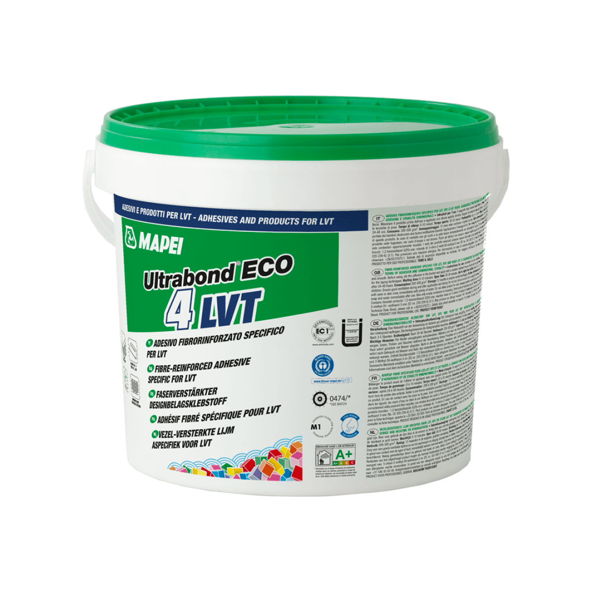 Mapei Līme LVT segumiem Ultrabond Eco 4LVT, 14 kg