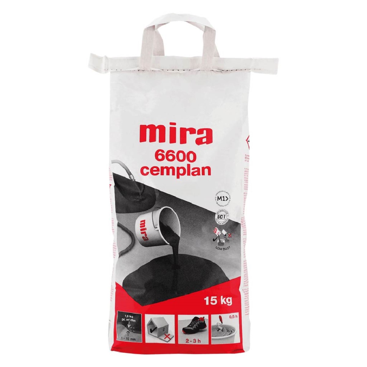 Mira 6600 Cemplan pašizlīdzinošā masa grīdām (0,5-10mm)