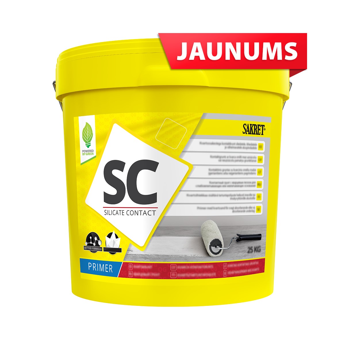 Sakret SC Силикатная контактная грунтовка , 15kg