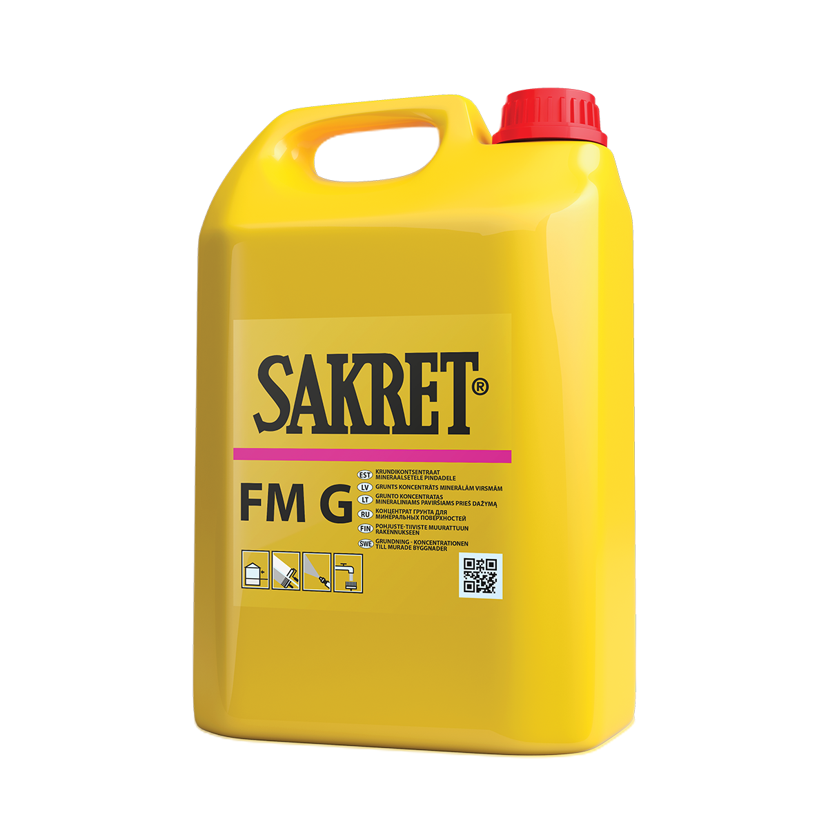 Sakret FM G грунтовка перед окрашиванием (концентрат) , 5L