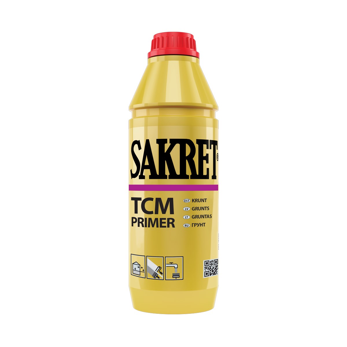 Sakret TCM Primer Grunts pirms hidroizolācijas, 1L