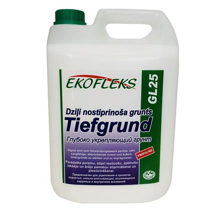 EKOFLEKS TIEFGRUND GL25. Dziļi nostiprinoša grunts 1l