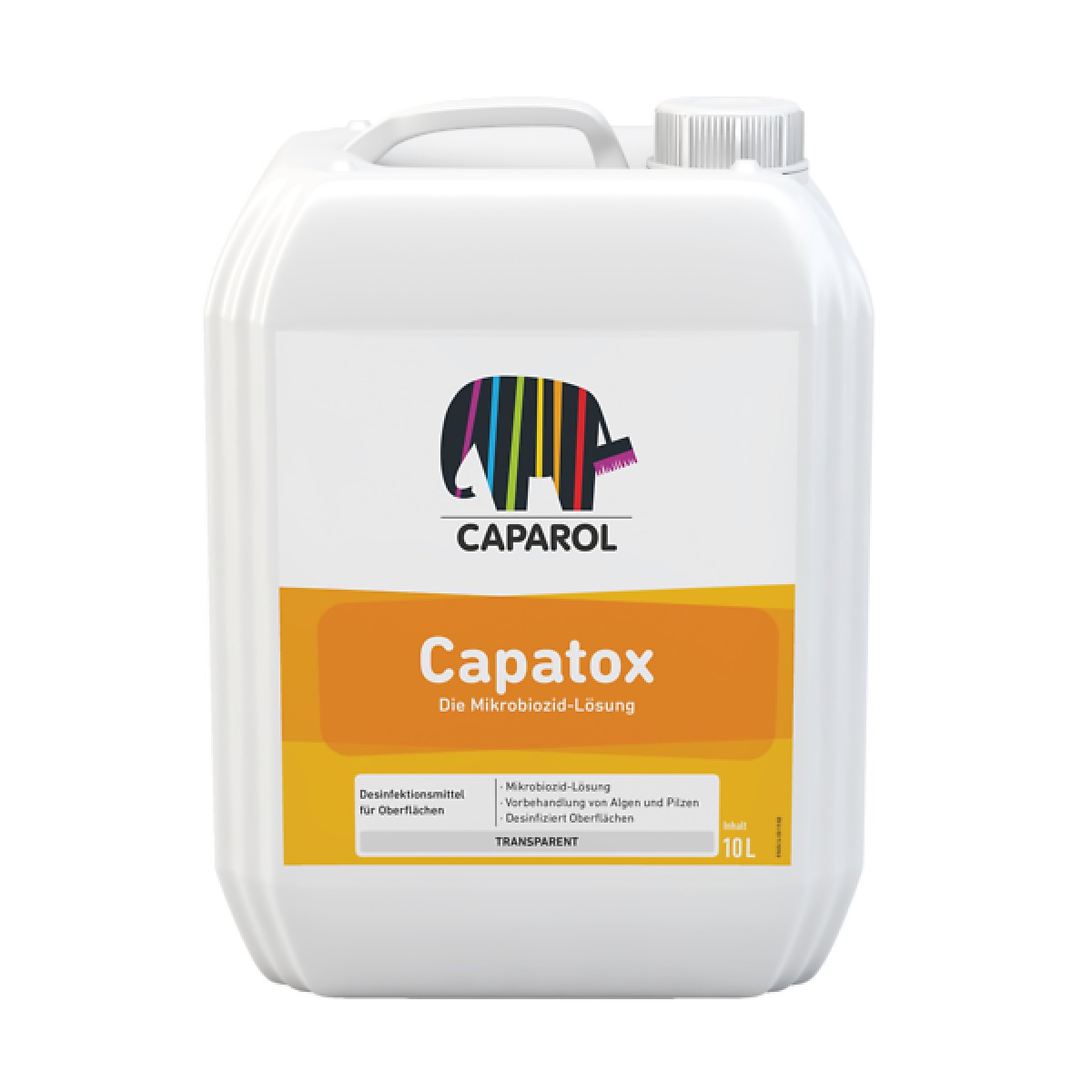 Caparol Capatox Mikrobiocīds ūdens bāzes šķīdums aļģu, sūnas un pelējuma aplikuma likvidēšanai