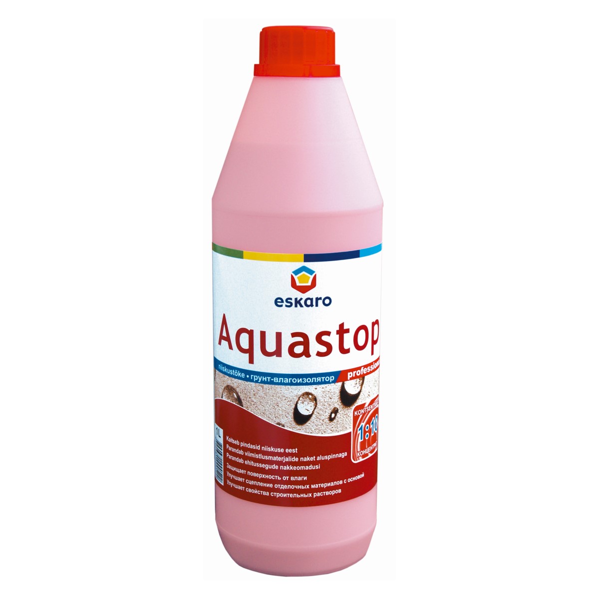 Eskaro Aquastop Professional Būvmaisījumu modificēšanai, betona grīdu un porainu virsmu gruntēšanai