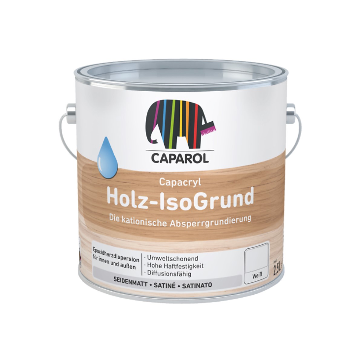 Caparol Capacryl Holz-Isogrund Grunts koka virsmām iekšdarbiem un ārdarbiem