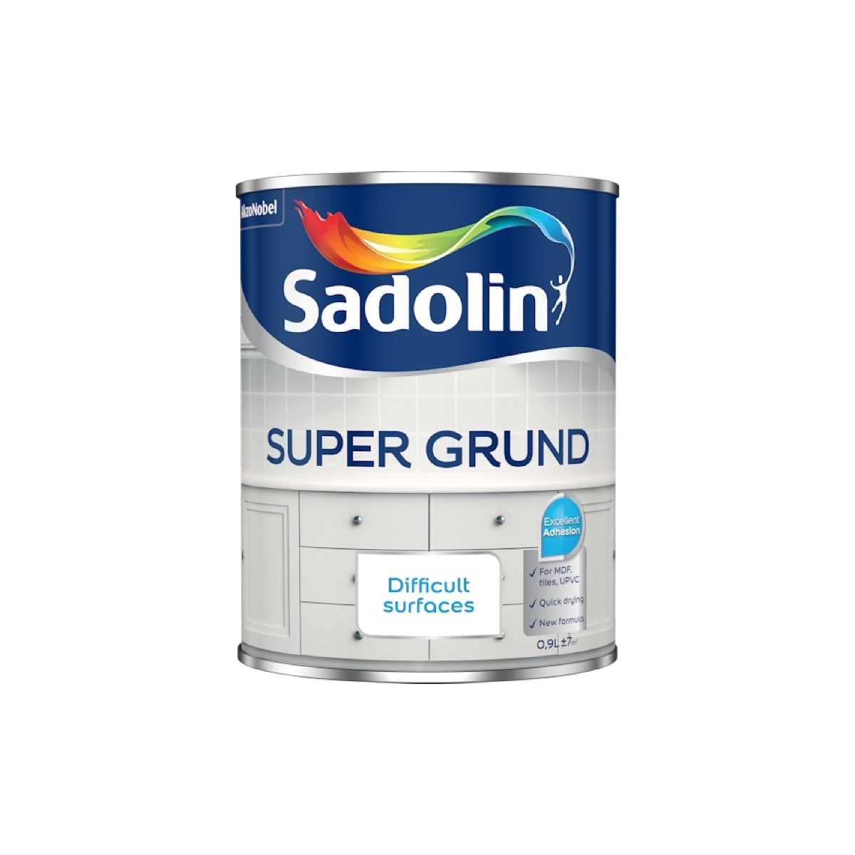 Sadolin Super Grund Gruntskrāsa grūti apstrādājamām virsmām 0.9L
