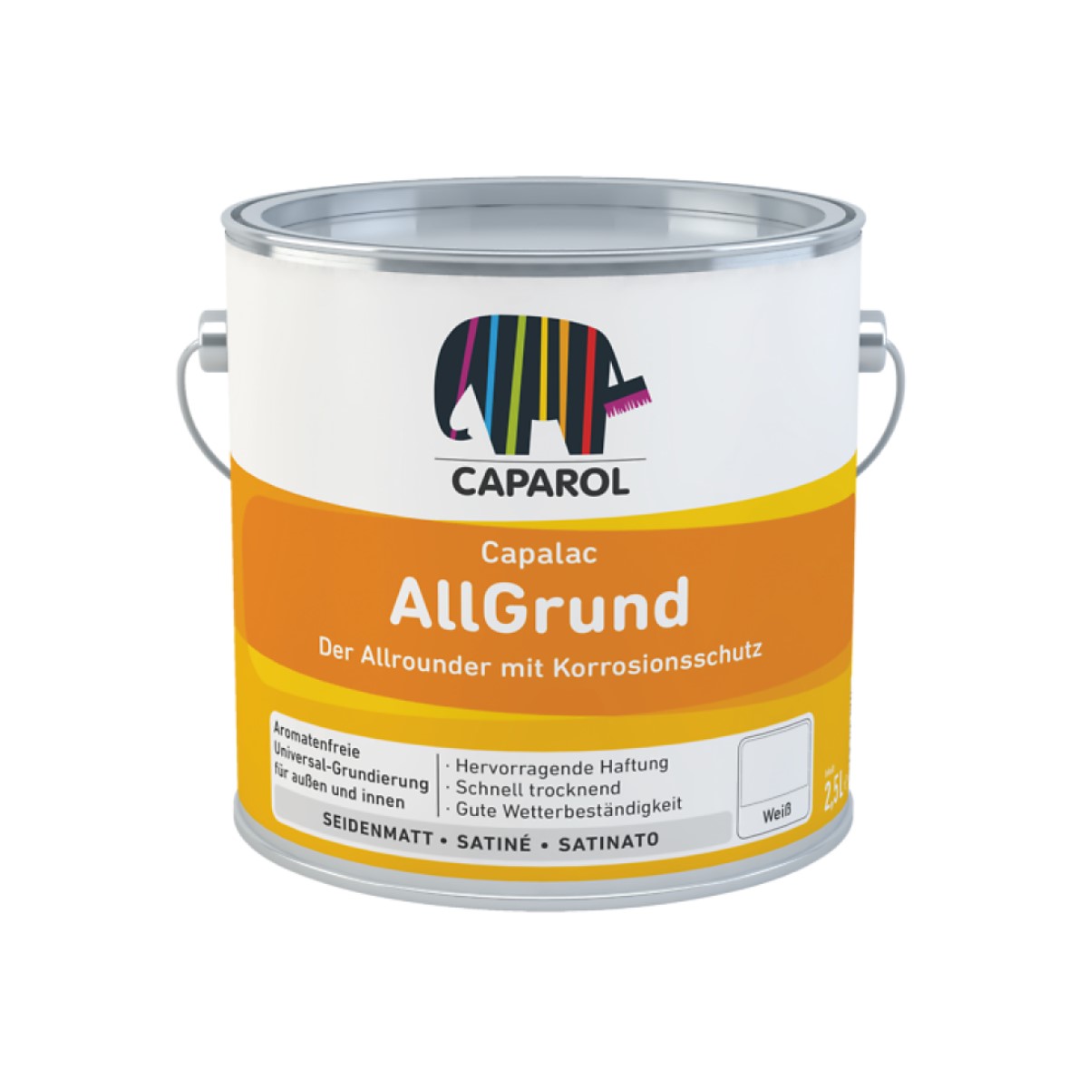 Caparol Capalac AllGrund Gruntskrāsa ar augstvērtīgu aizsardzību pret koroziju