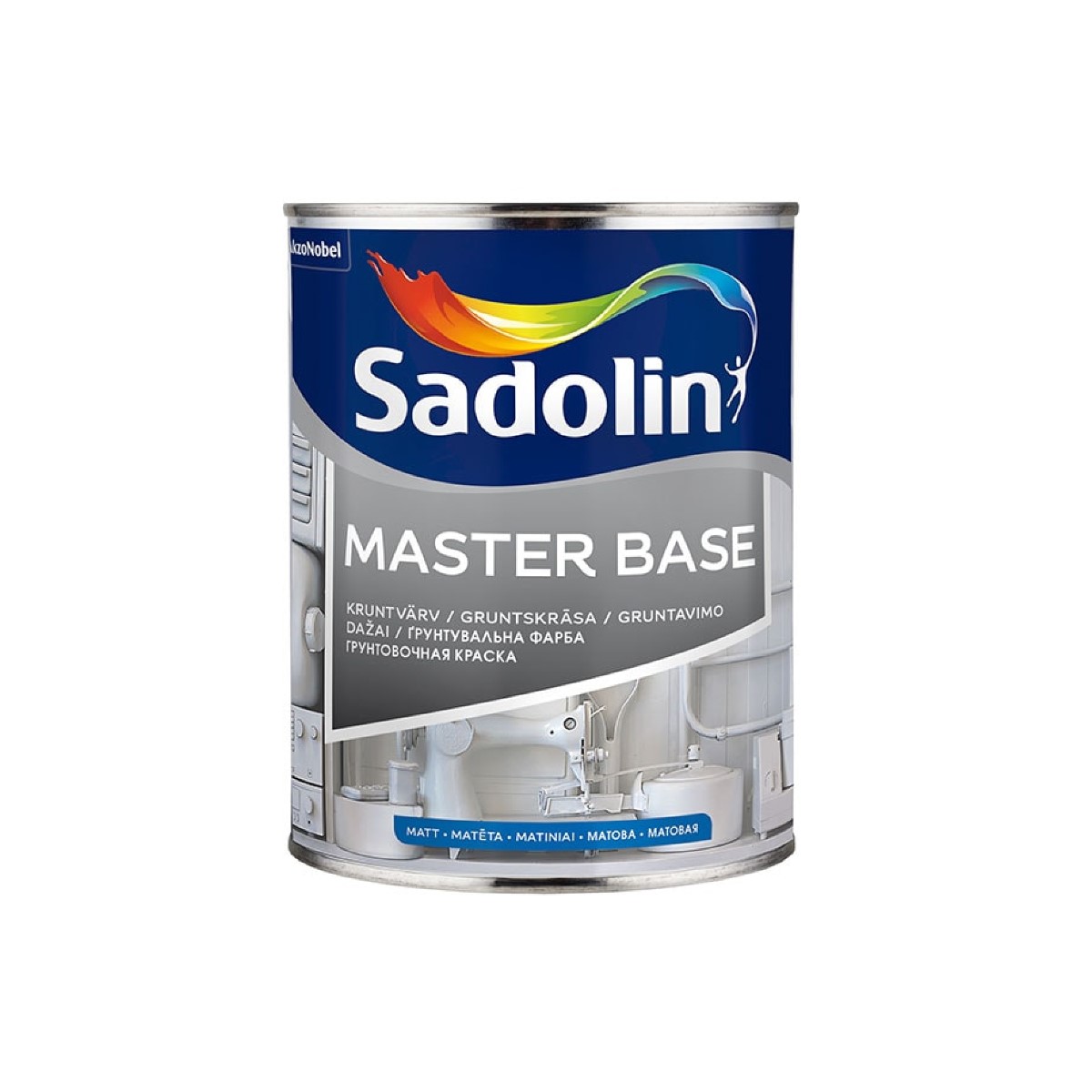 Sadolin Master Base Šķīdinātāja bāzes gruntskrāsa iekšdarbiem