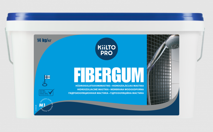 Kiilto Fibergum vienkomponenta hidroizolācijas membrāna, 5L