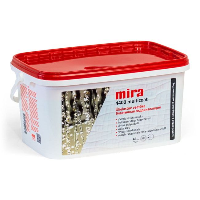 Mira 4400 Multicoat эластичный и прочный гидроизоляционный материал , 6kg