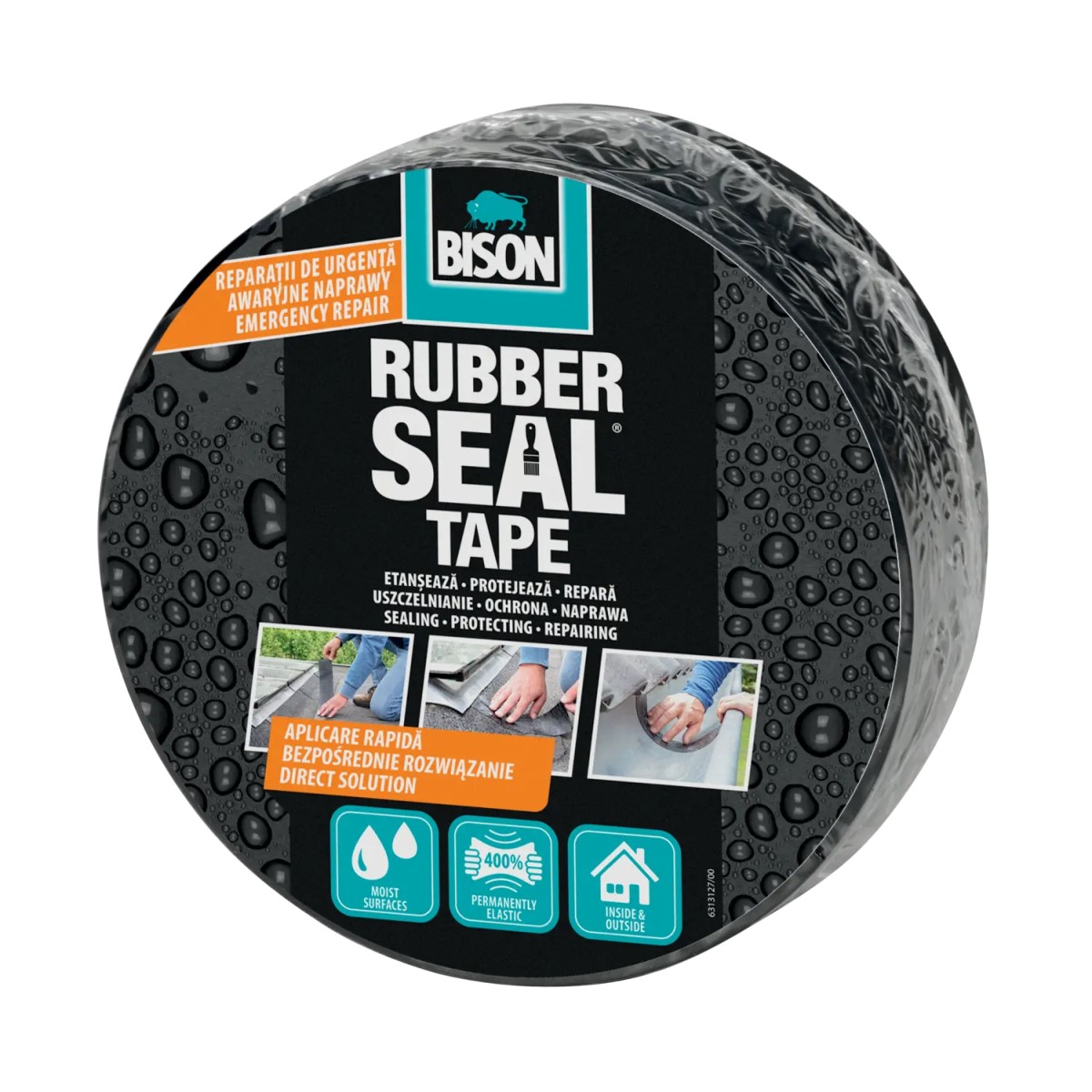 Bison Rubber Seal Tape Hidroizolējoša lenta