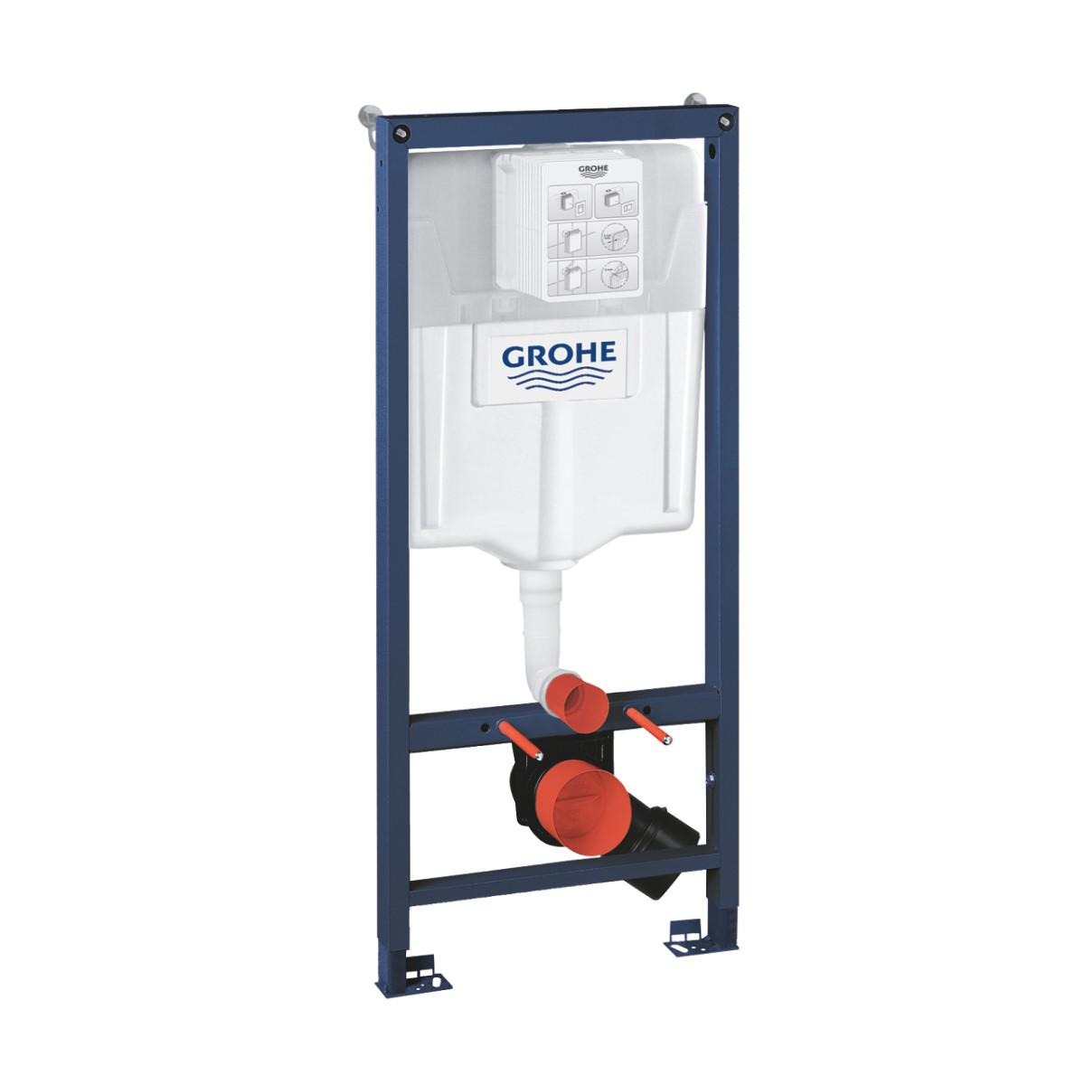 Grohe Rapid SL 2-in-1 Iebūvējamais rāmis podam ar stiprinājumiem