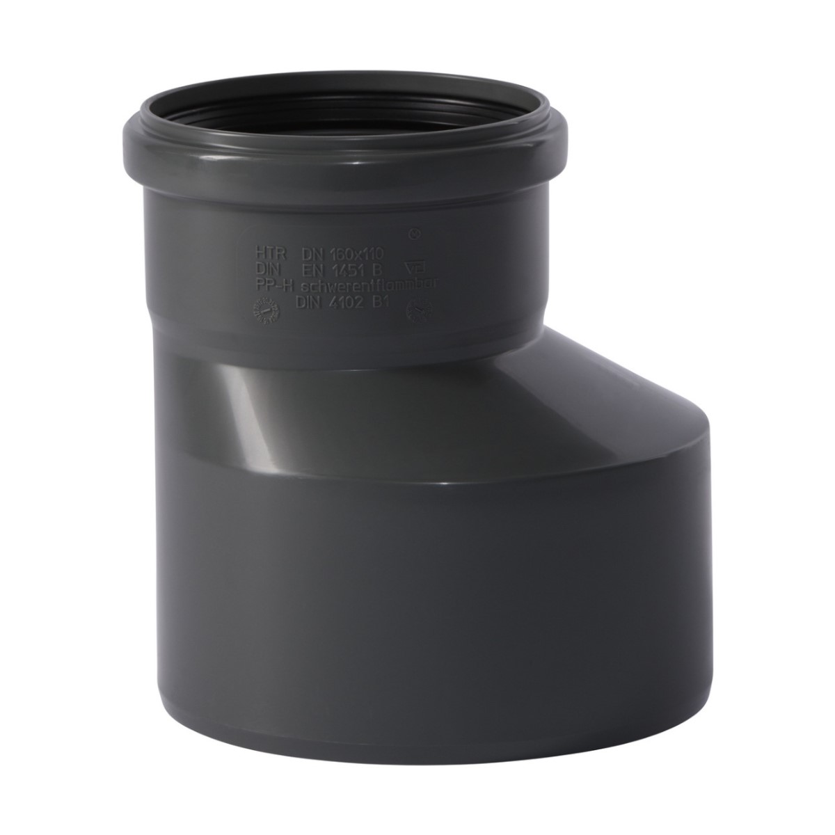 Ostendorf HTSafeR Iekšējās kanalizācijas pāreja, pelēka