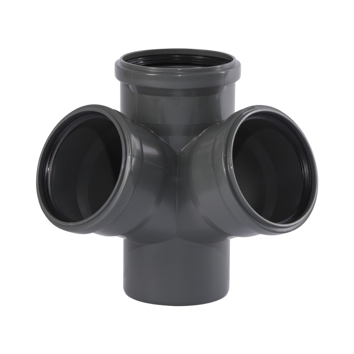 Ostendorf HTSafeED Iekšējās kanalizācijas dubults stūra atzars, pelēks