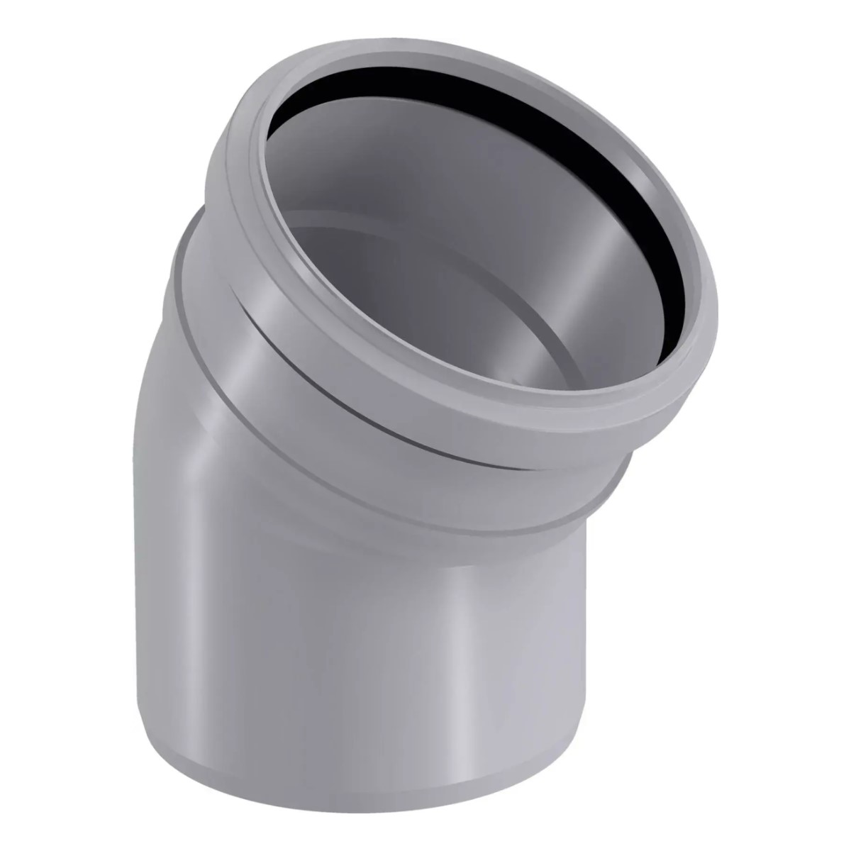 Uponor HTP S&W Iekšejās kanalizācijas līkums 30°, 50mm, pelēks