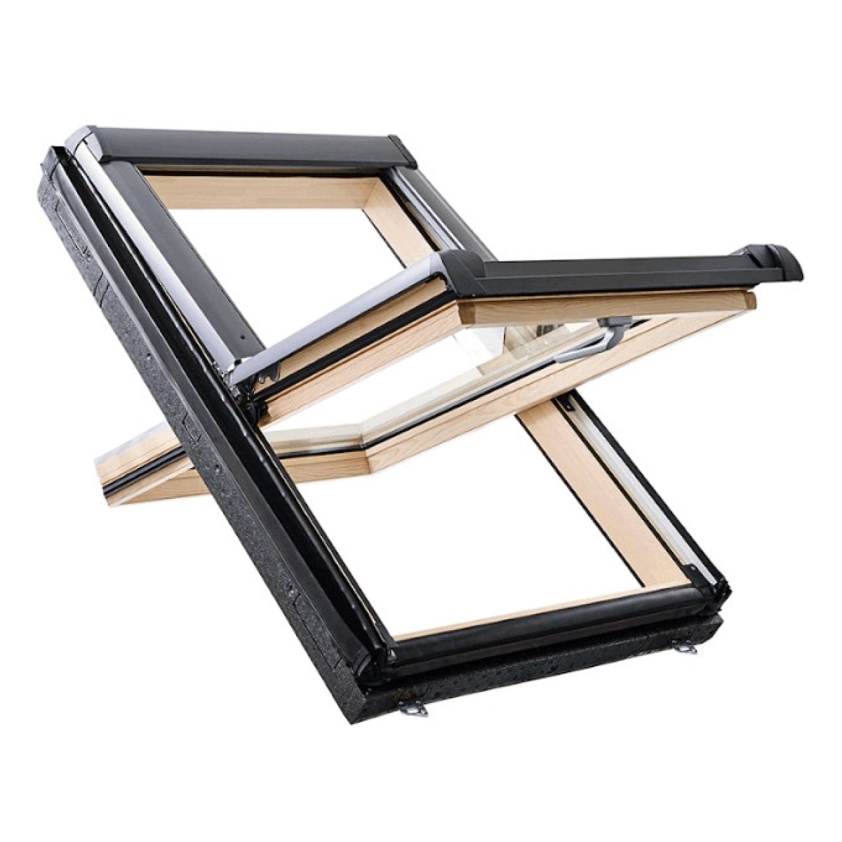 Roto Designo R45 H200 Jumta logs, no koka ar WD bloku