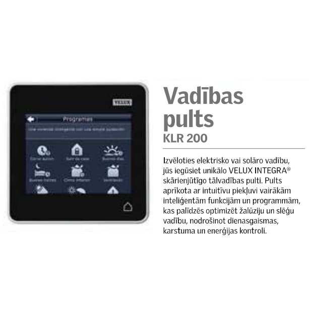 VELUX INTEGRA vadības pults KLR 200