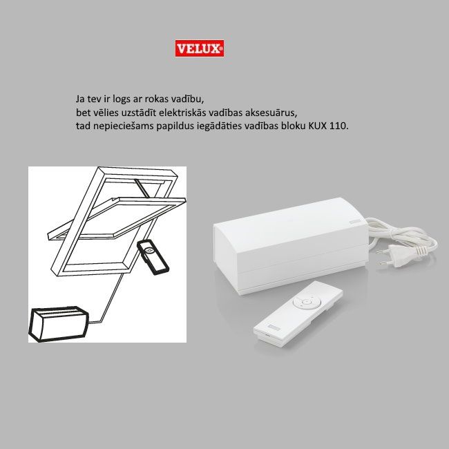 VELUX Viena motora vadības sistēma KUX 110