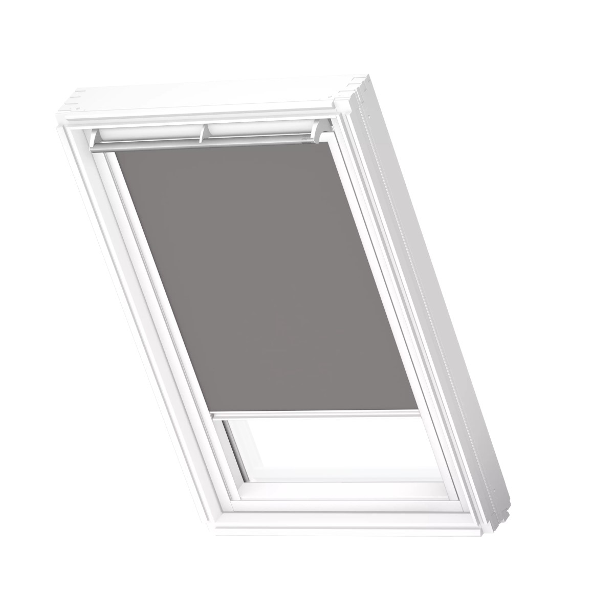 Velux DKL Gaismu necaurlaidīgas jumta logu žalūzijas, ar baltām sliedēm