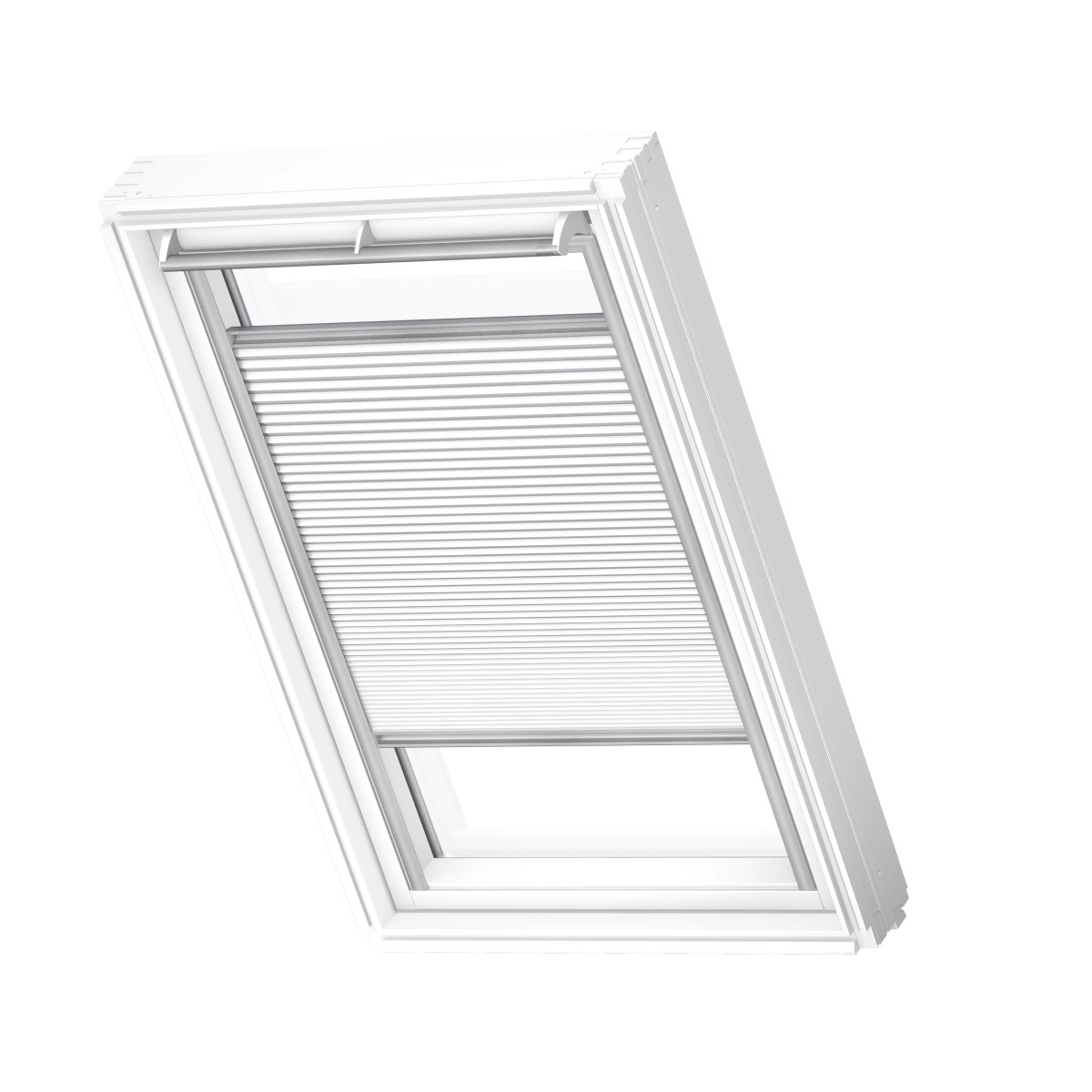 Velux FHC Energoefektīvās gaismu necaurlaidīgās žalūzijas ar rokas vadību, ar alumīnija sliedēm