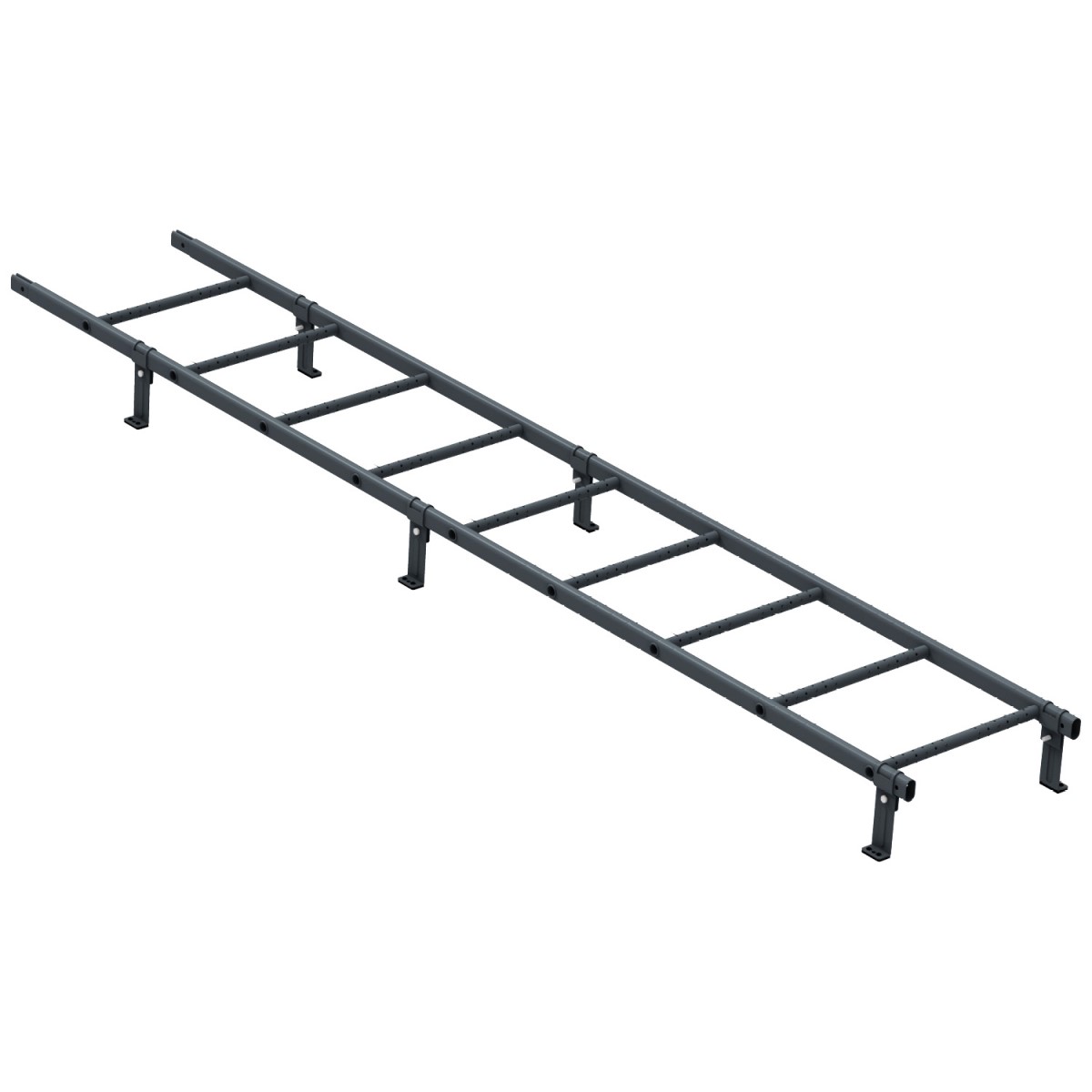 Ruukki SafeGrip 400 Лестница на крышу 1.2m, 4 kāpšļi, 402 SG P, RR23/Tumši pelēkas