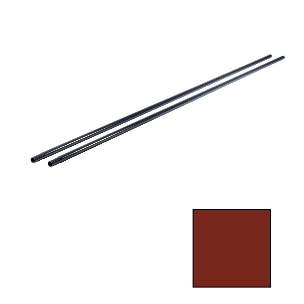 Toode Sniega aiztures caurule, 3m x 32mm, RR29/Sarkana