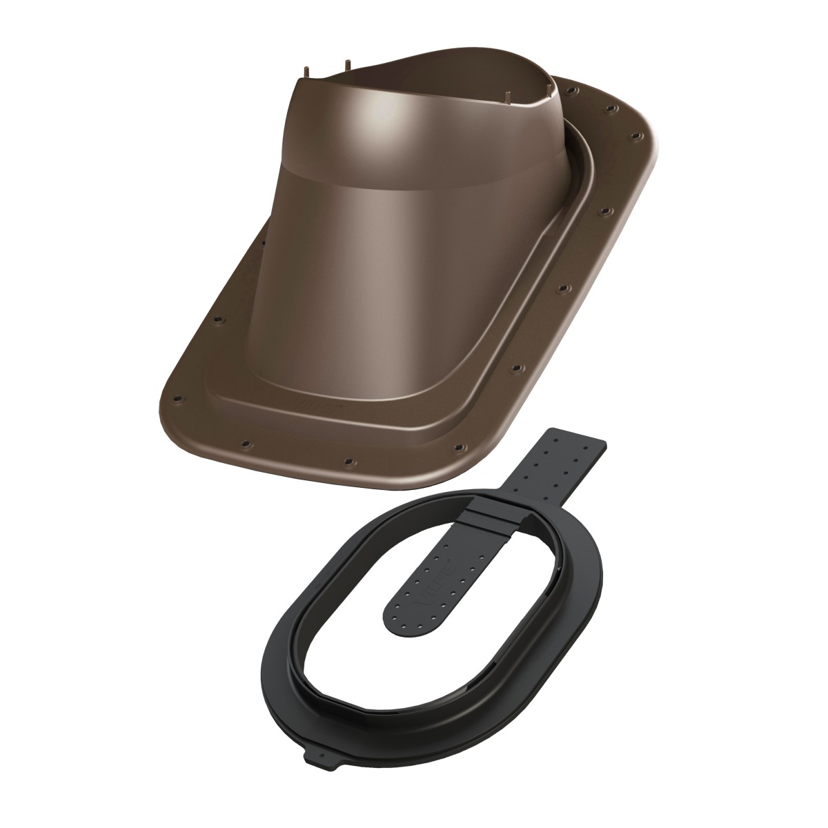 Vilpe Classic Vino Click Ventilācijas izvada pieslēgums valcprofila un bitumena šindeļu jumtiem