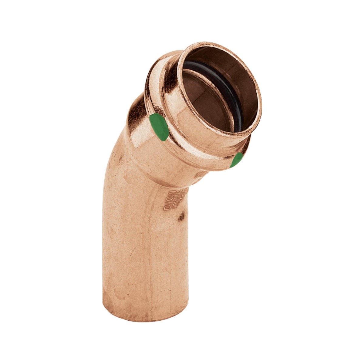 Viega Profipress Līkums 45°, ievietojams gals, presējams pieslēgums