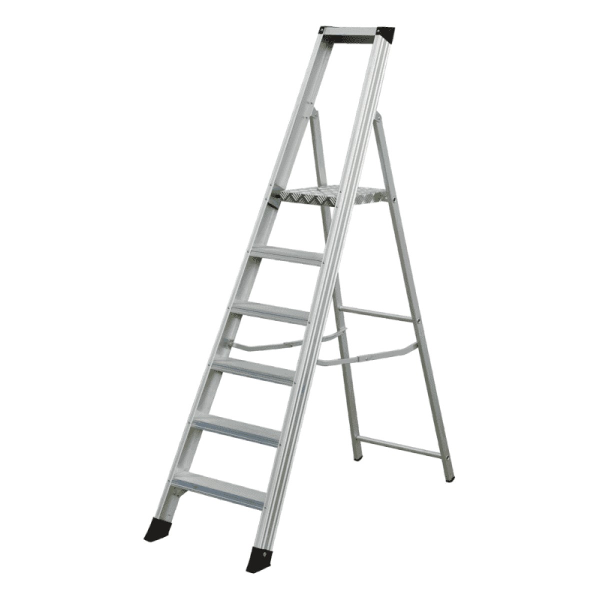 Elkop Profesionālas kāpnes, alumīnija, 6 pakāpieni, 1.27m