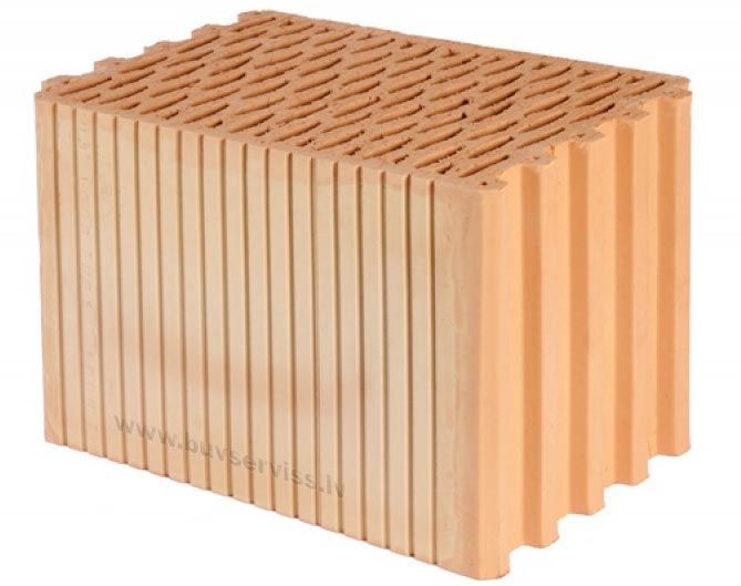Lode Keraterm 25 строительные блоки 15Mpa, 375x250x238mm, 1.61m3