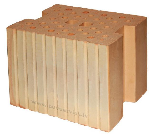 Lode Keraterm 25 AKU строительные блоки 20Mpa, 300x250x238mm, 1.29m3