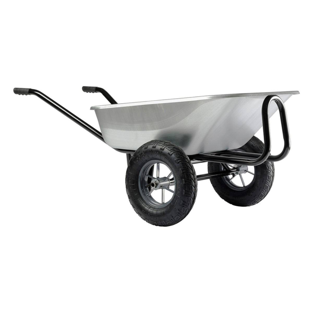 Haemmerlin Cargo Twin Premium Ķerra, 2 pneimatiski riteņi, cinkota