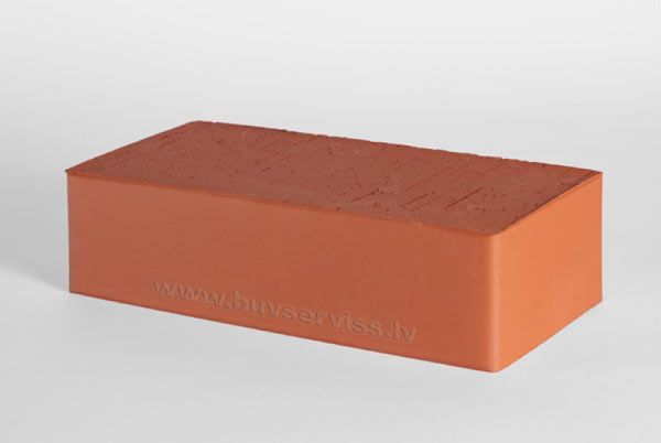 Lode Janka dūmvadu ķieģelis, pilnais, sarkans, gluds, 250x85x65mm