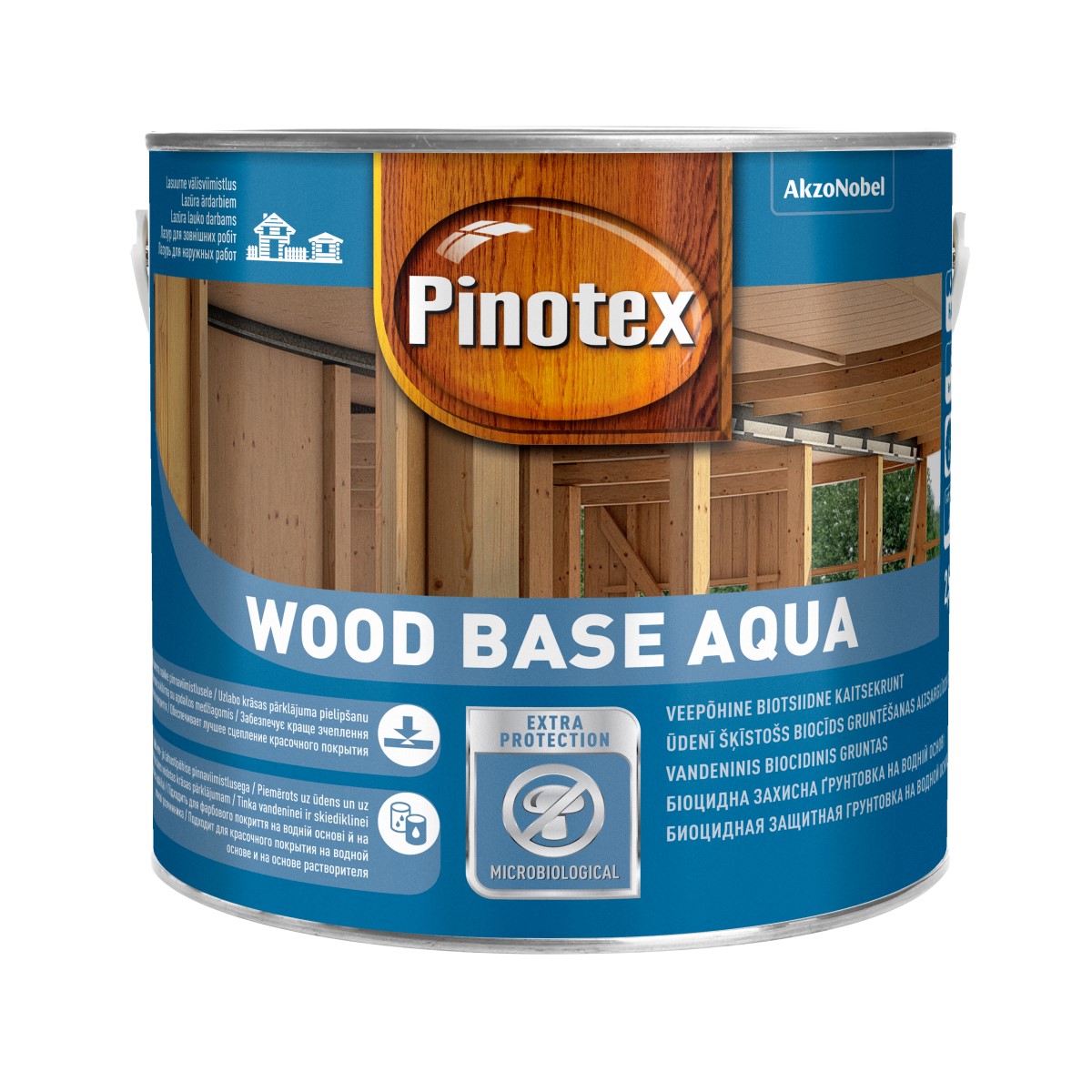 Pinotex Wood Base Aqua Ūdens bāzes biocīds gruntēšanas aizsarglīdzeklis, 2.5L