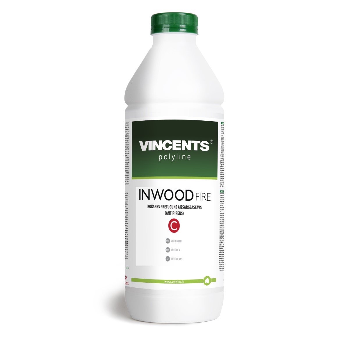 Vincents Polyline Inwood Fire C Антипирен , bezkrāsains 1L
