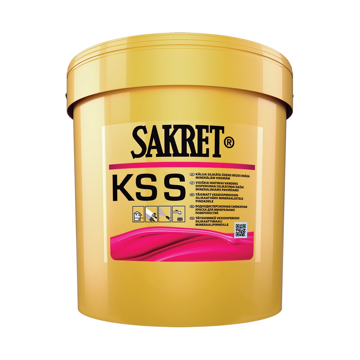 Sakret KS S Силикатная структурная краска , 9L