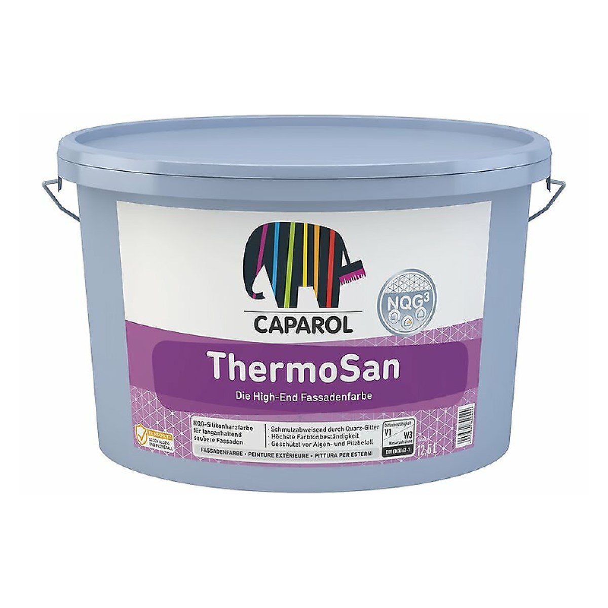 Caparol ThermoSan NQG Pašattīroša silikona bāzes krāsa minerālām fasādēm