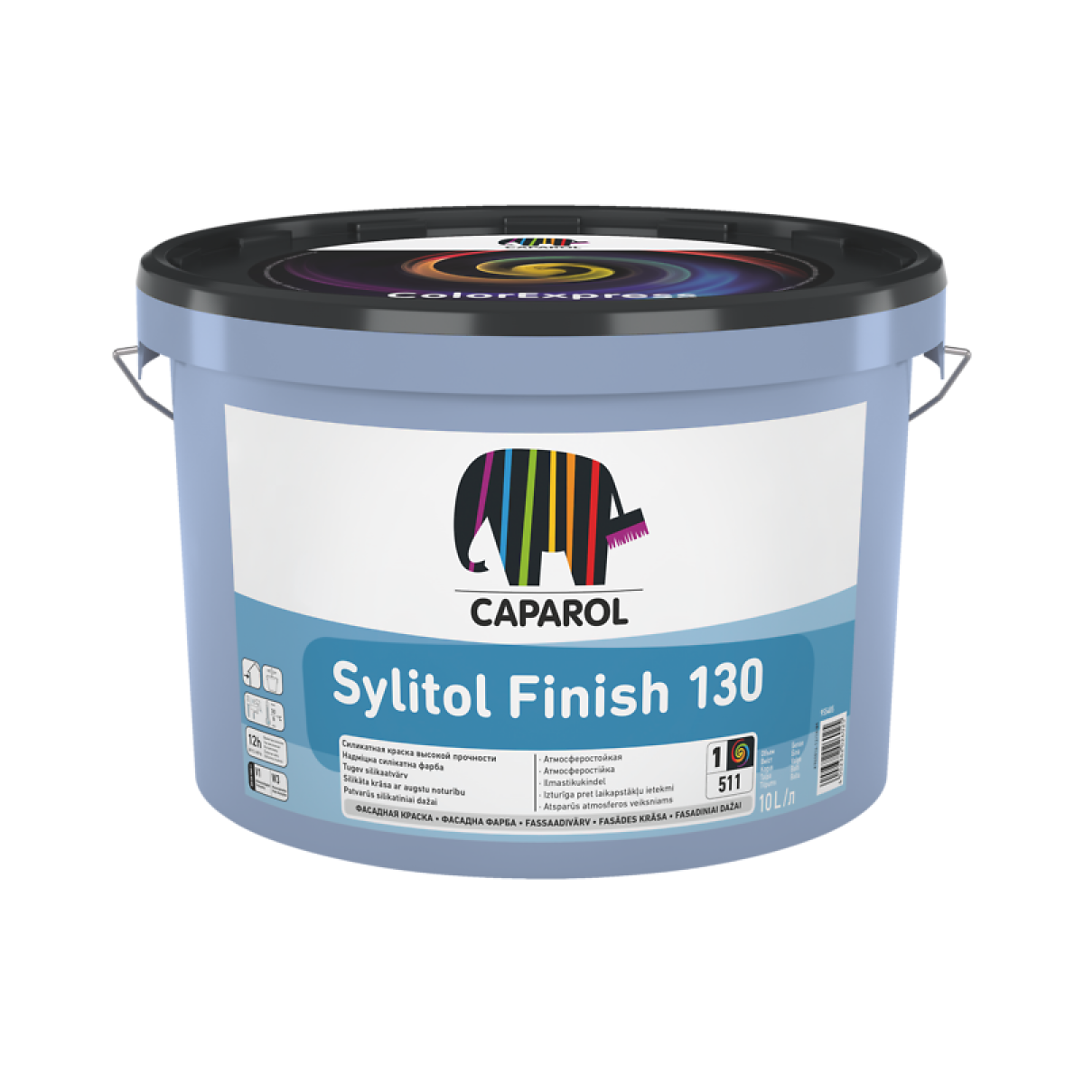 Caparol Sylitol-Finish Silikāta bāzes fasādes krāsa minerālām virsmām