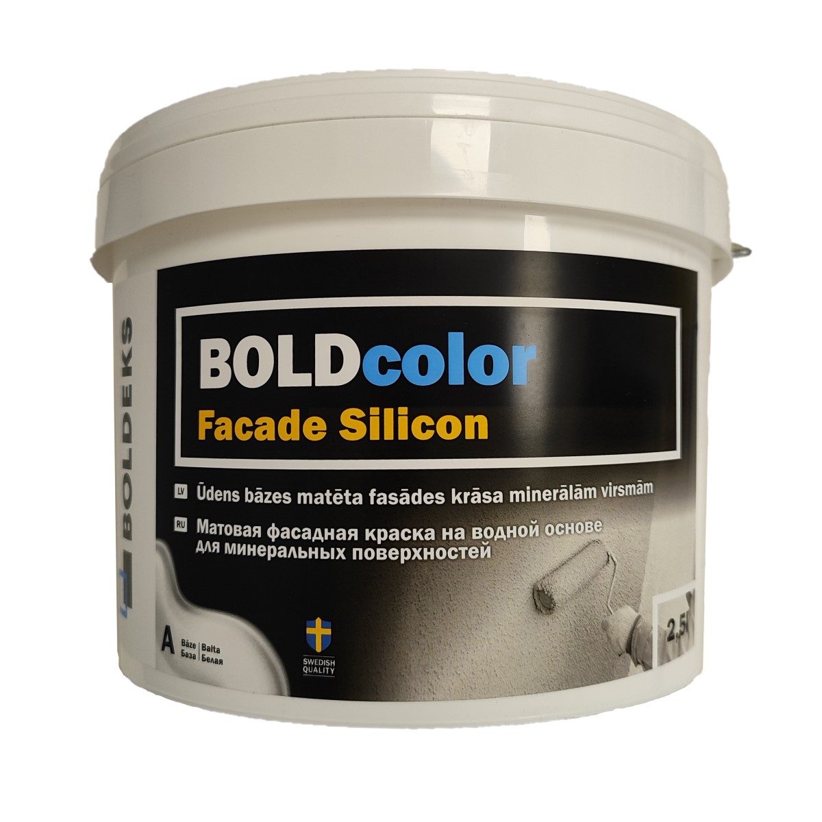 Boldeks BOLDcolor Facade Silicon Fasādes krāsa minerālām virsmām, matēta