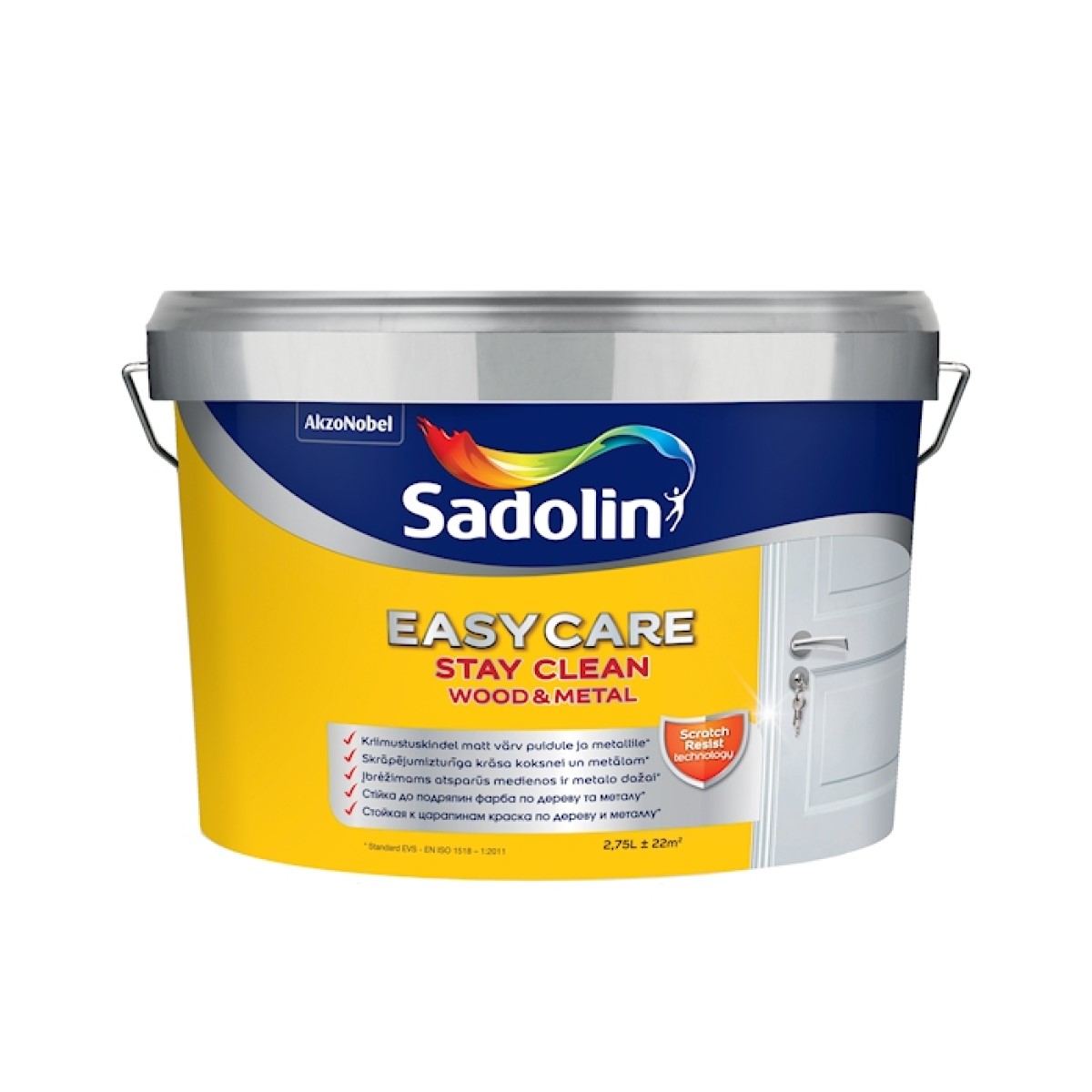 Sadolin Easycare Wood & Metal Краска для деревянных и металлических поверхностей 2.75L