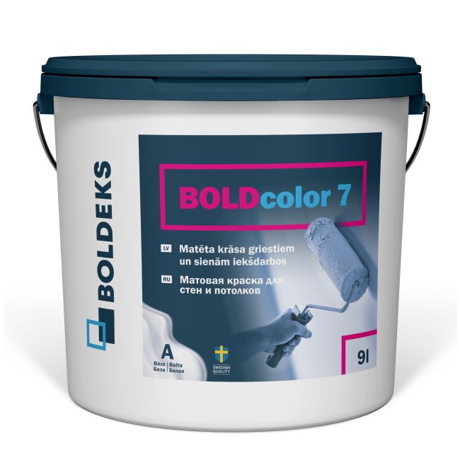 BOLDcolor 7 A Краска для потолка и стен , matēta 10L