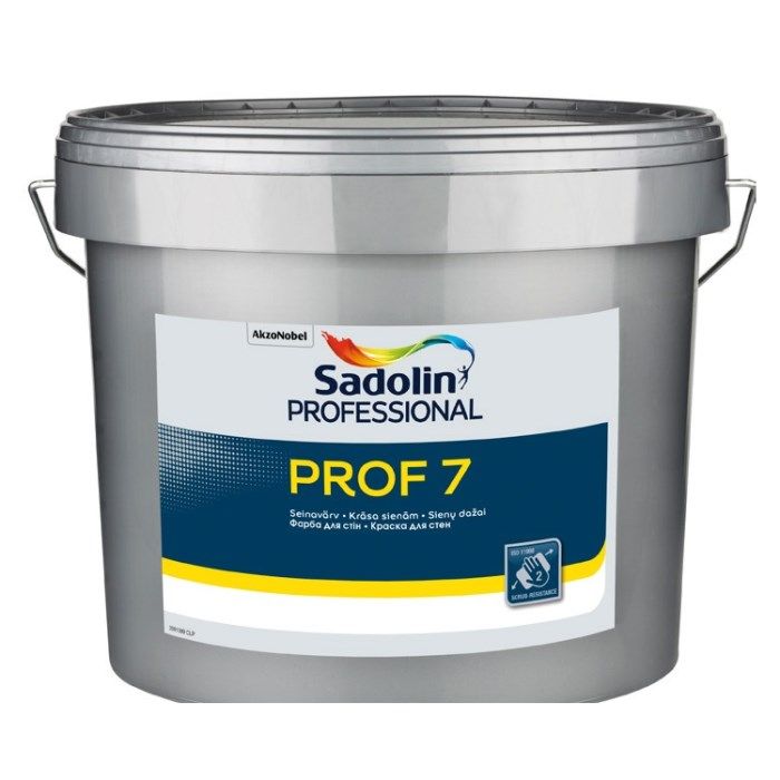 Sadolin Professional PROF 7 BW Lateksa krāsa iekšdarbiem, matēta 10L
